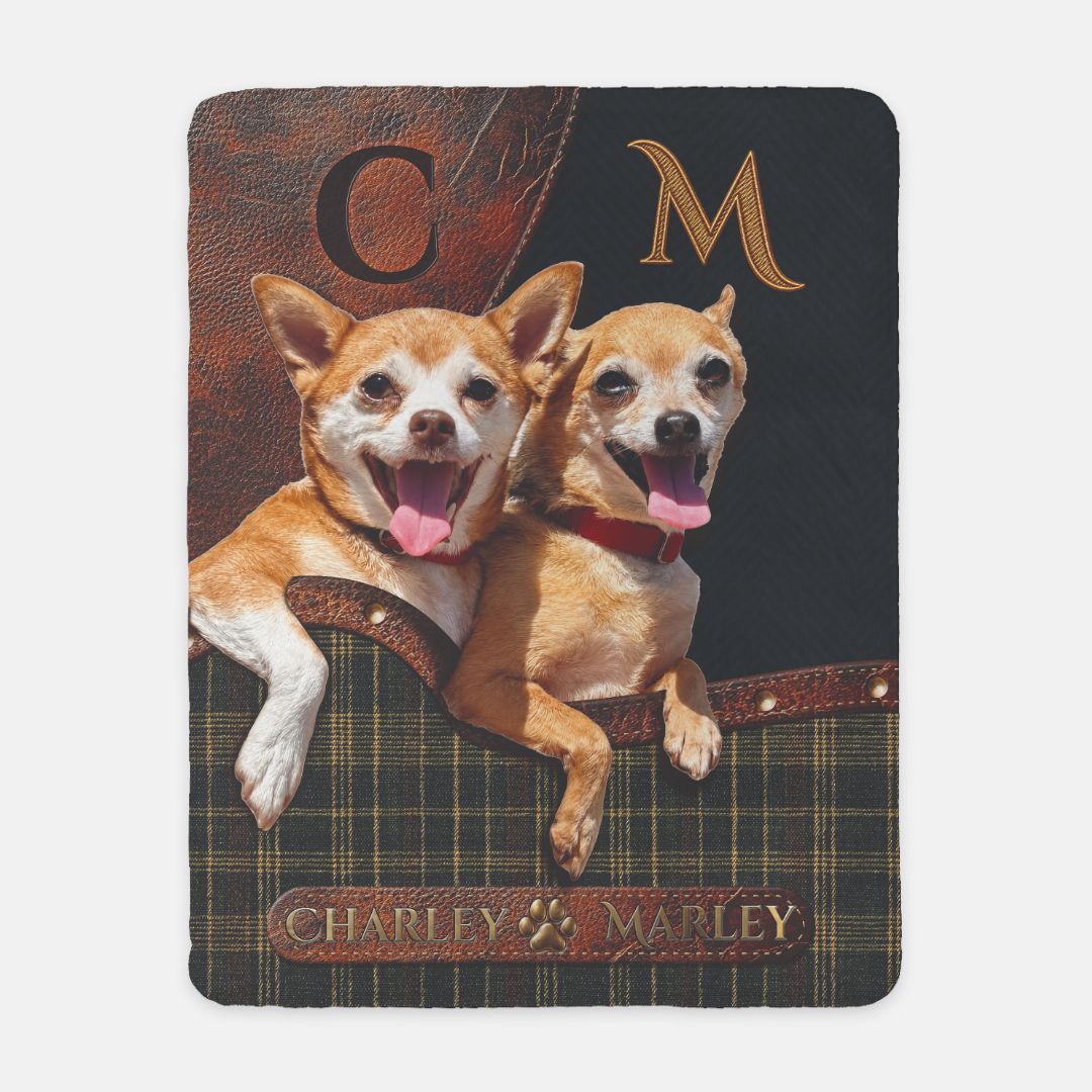 Heritage Plaid Duo – Custom Sherpa Blanket