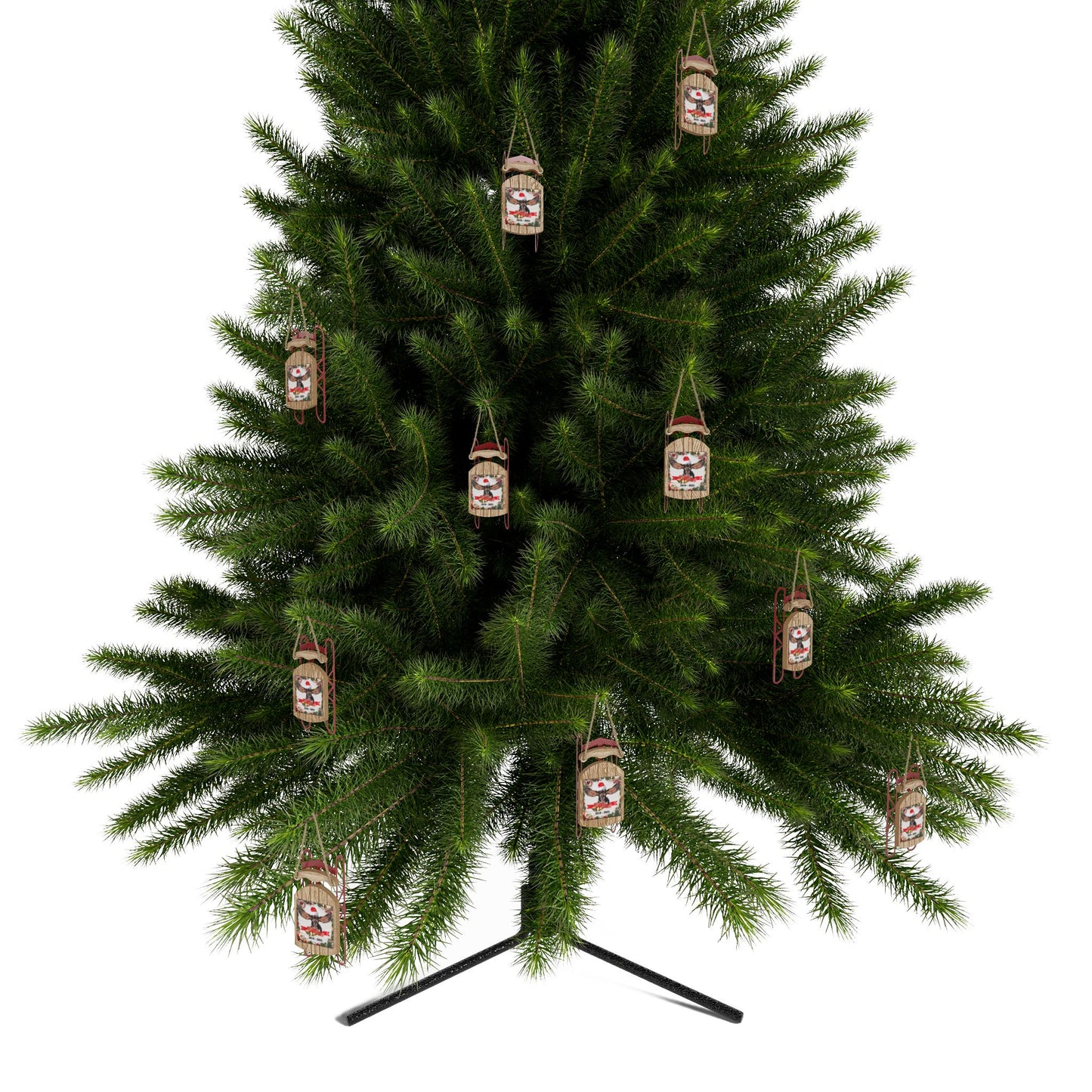 Bells Personalized Memorial Sled Christmas Ornament