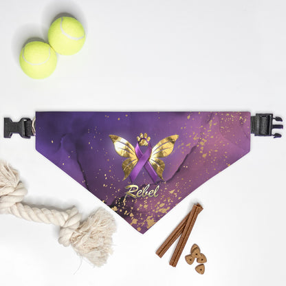 Epilepsy Awareness Custom Bandana Collar