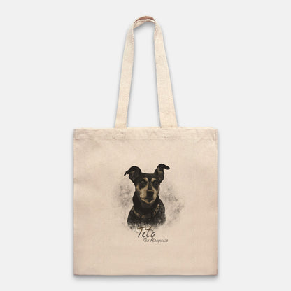 Studio Blend Portrait Custom Heavy Canvas Tote Bag
