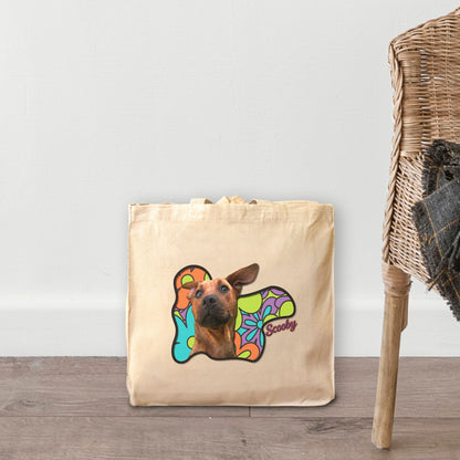 Mystery Bloom Custom Heavy Canvas Tote Bag