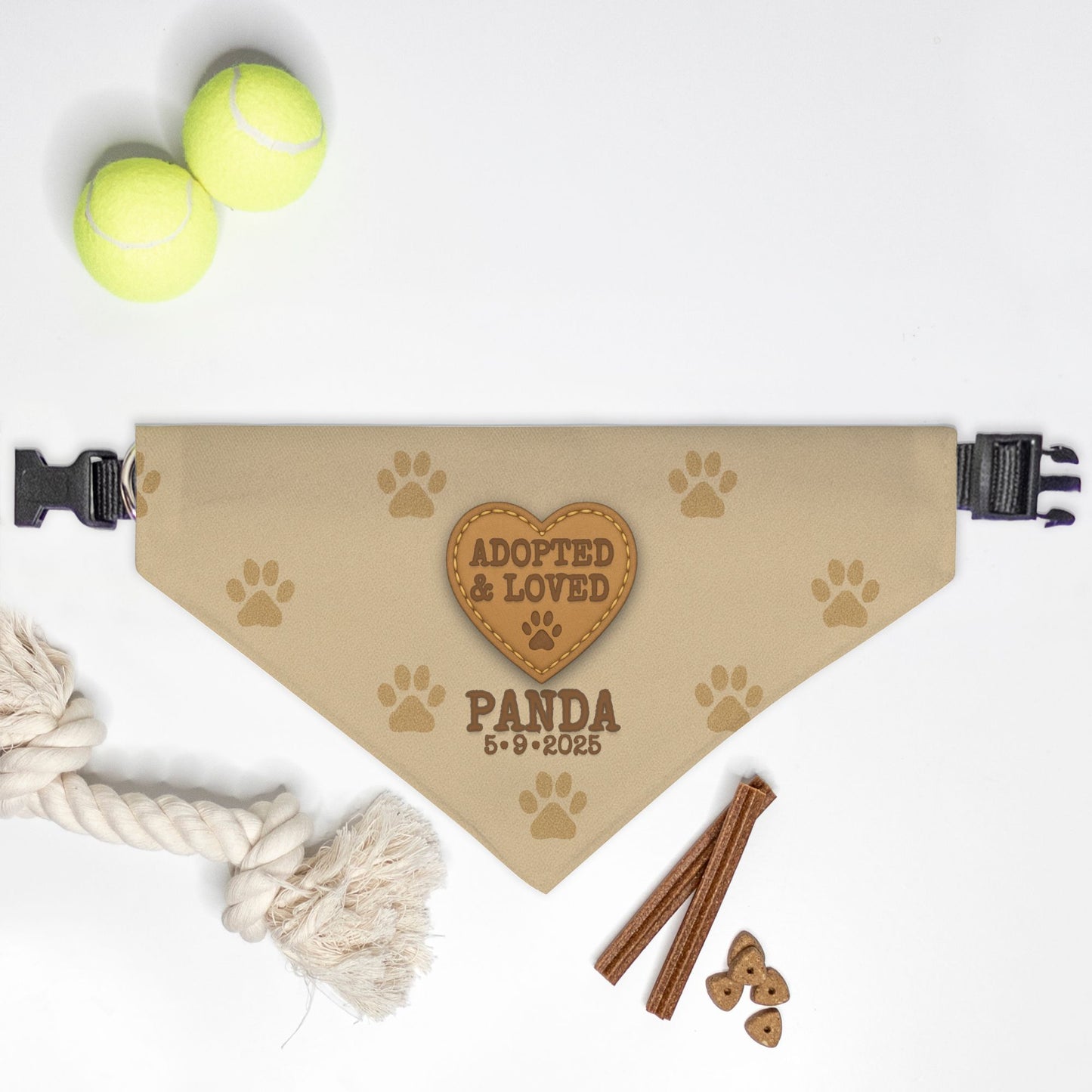 Adopted & Loved Dog Bandana