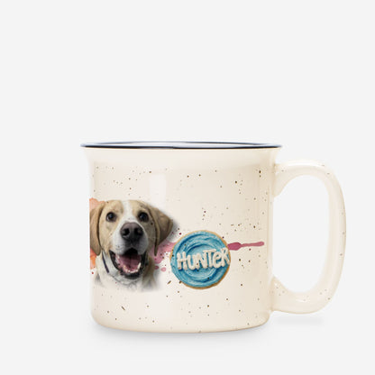 Watercolor Treat Custom Camp Mug
