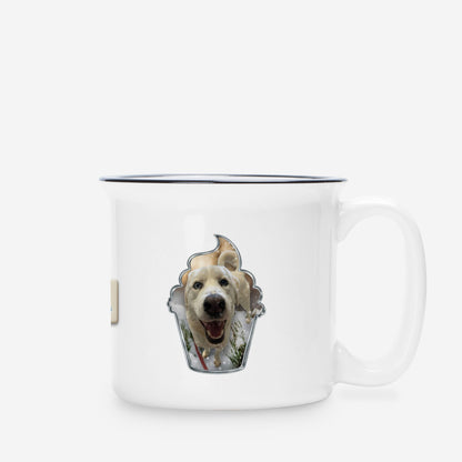 Cupcake Window Custom Camp Mug
