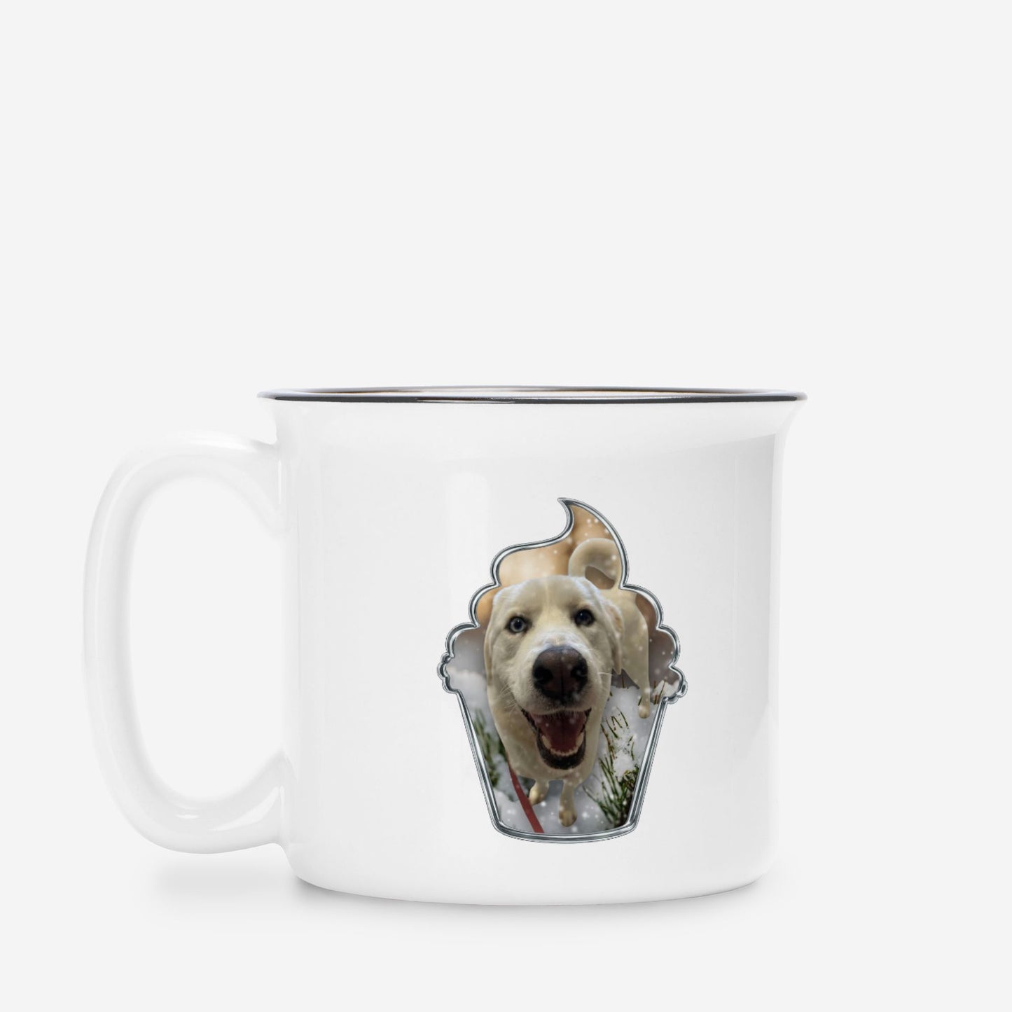 Cupcake Window Custom Camp Mug
