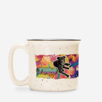 Cupcake Vibes Custom Camp Mug