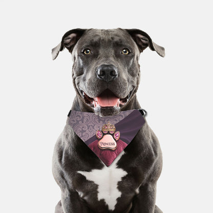 Princess Paw Print Bandana Collar