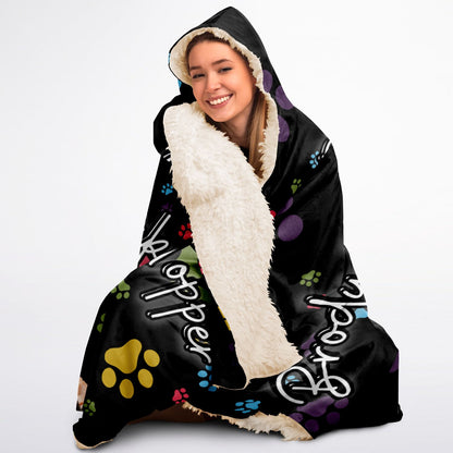 The Pawfect Cupcake Topper Hooded Blanket