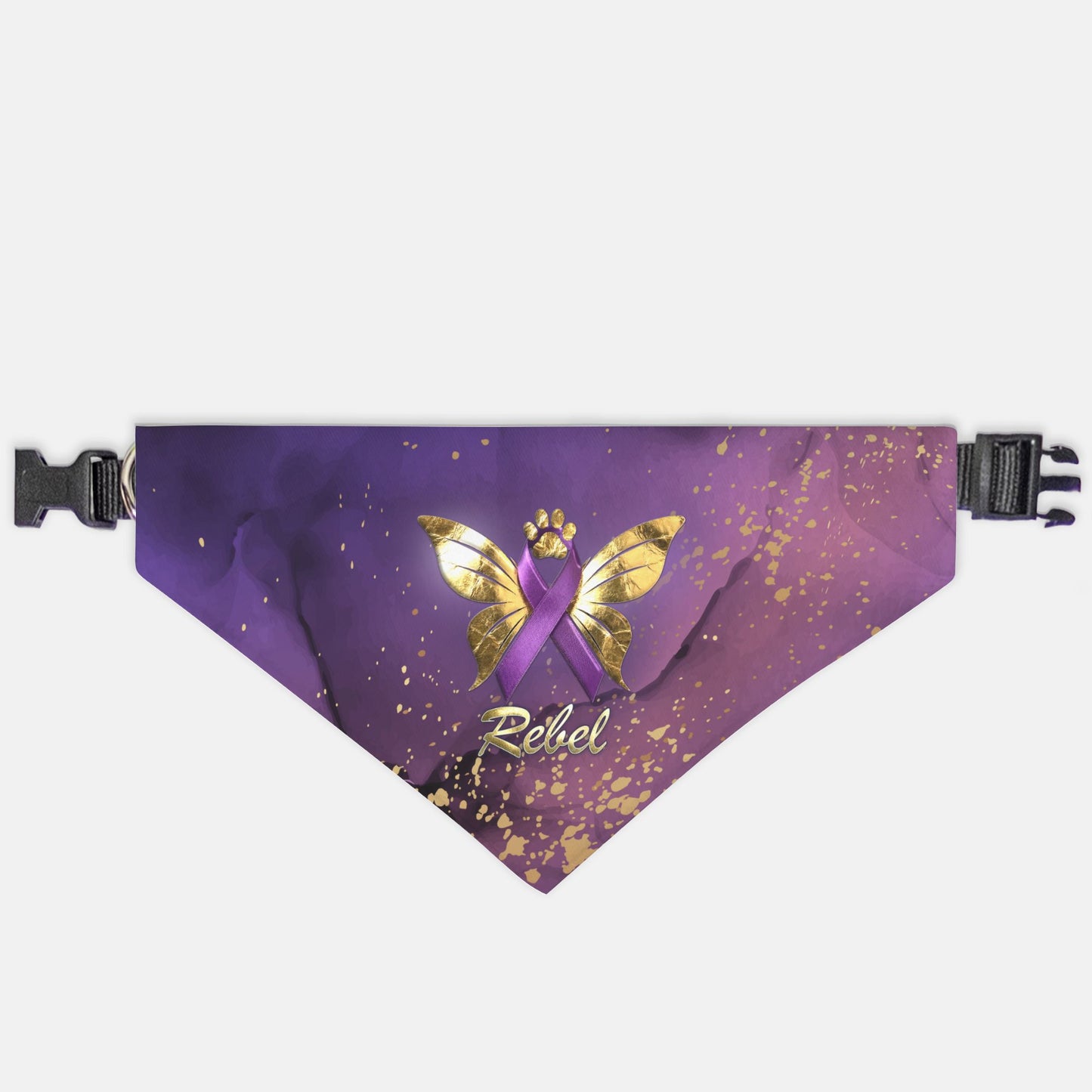 Epilepsy Awareness Custom Bandana Collar