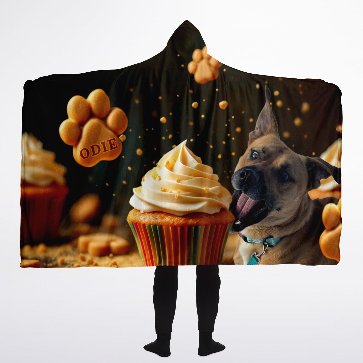 Cupcake Snatcher Hooded Blanket