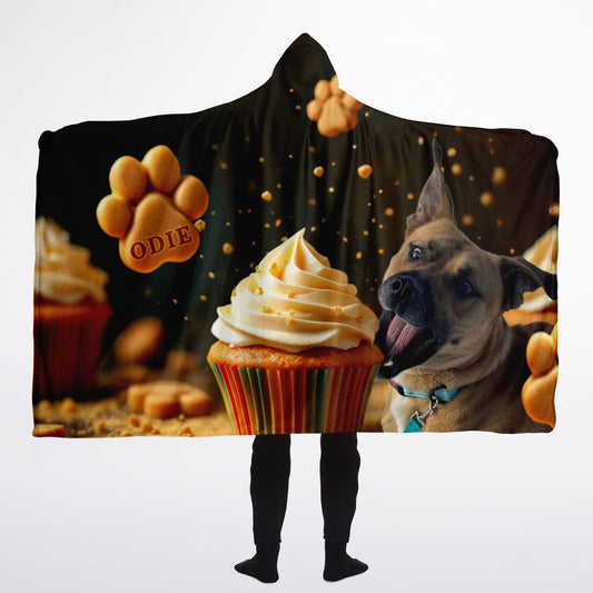 Cupcake Snatcher Hooded Blanket