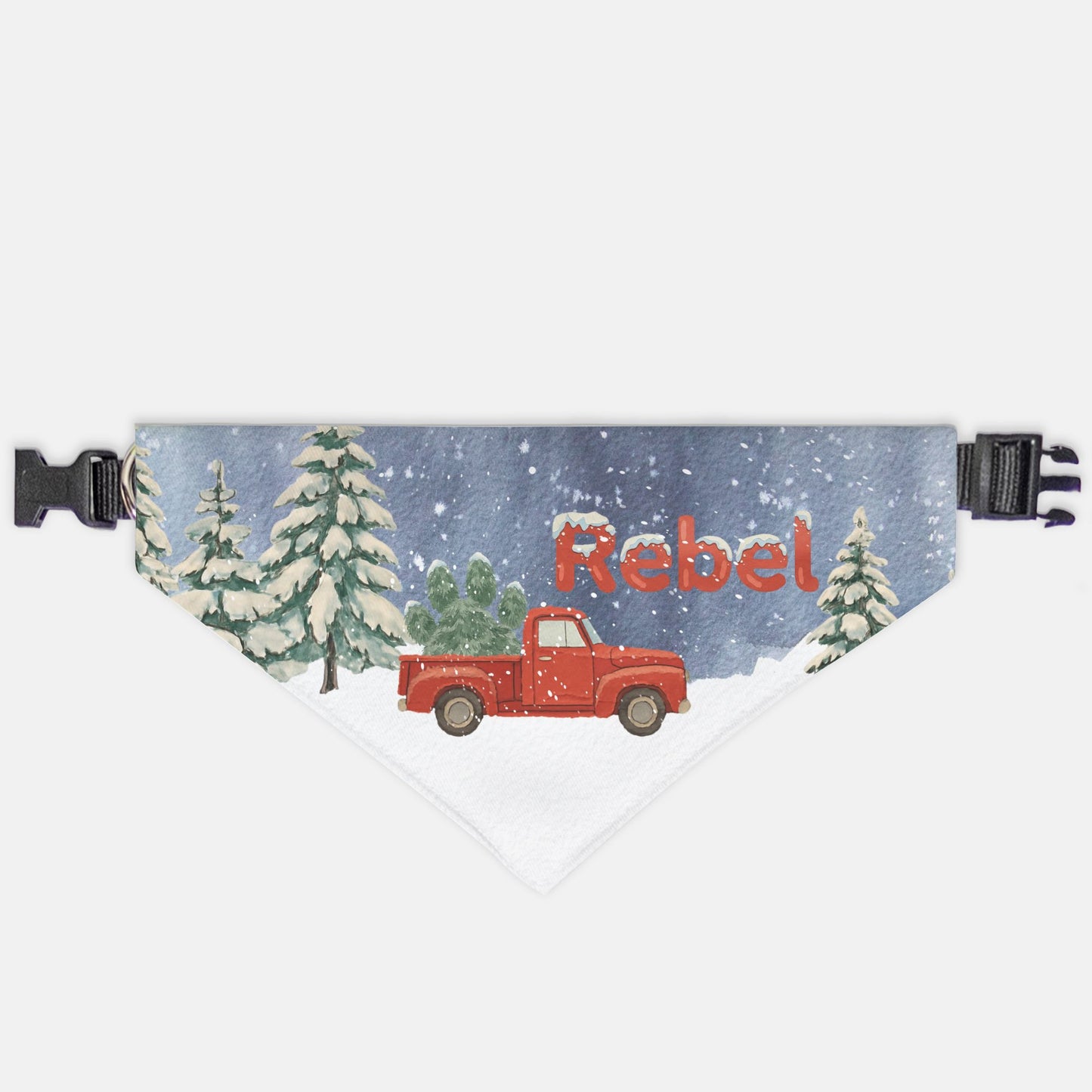 Winter Pickup Custom Bandana Collar