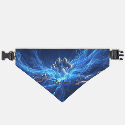 Broken Chains Custom Pet Name Bandana Collar