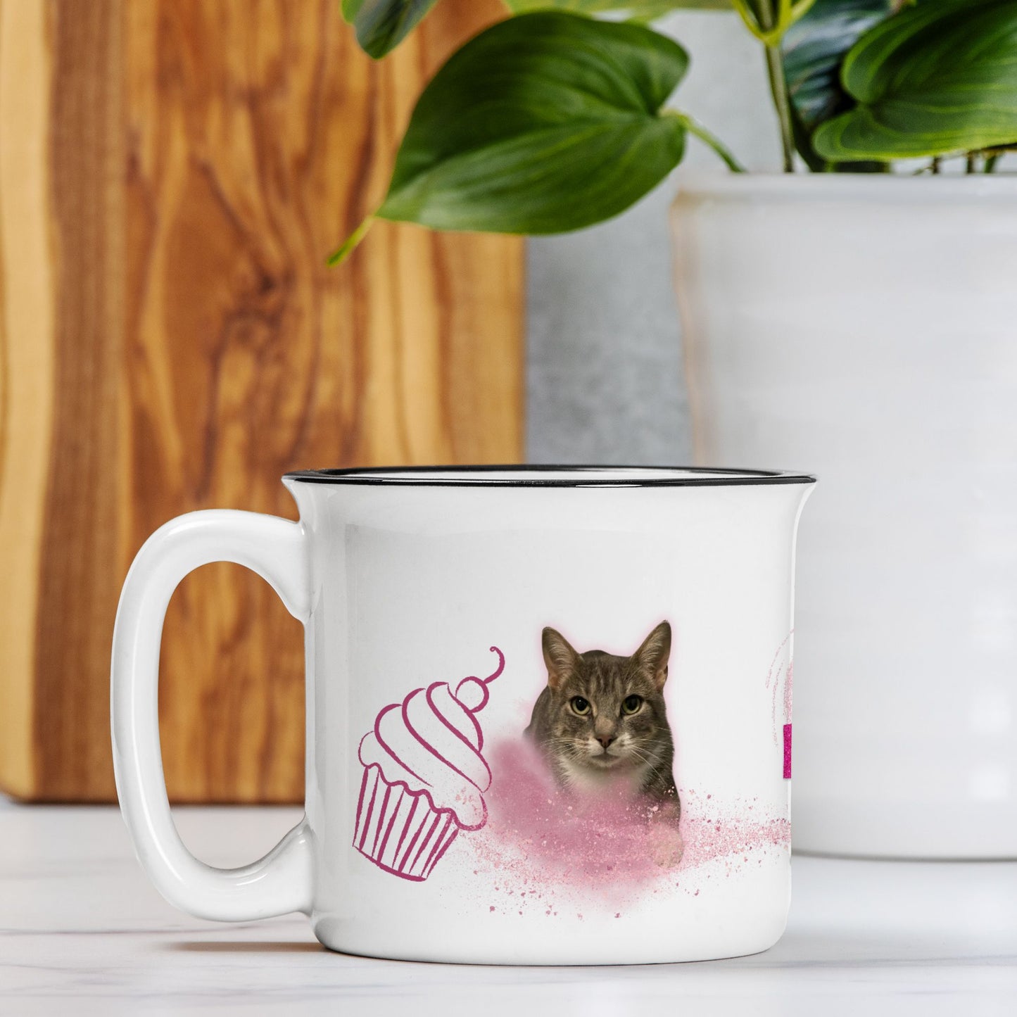 Cupcake Sweetheart Custom Camp Mug