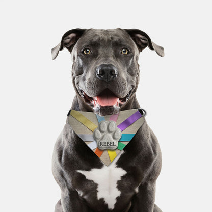 Unity Ribbons Custom Paw Print Bandana Collar