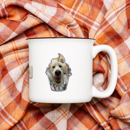 Cupcake Window Custom Camp Mug