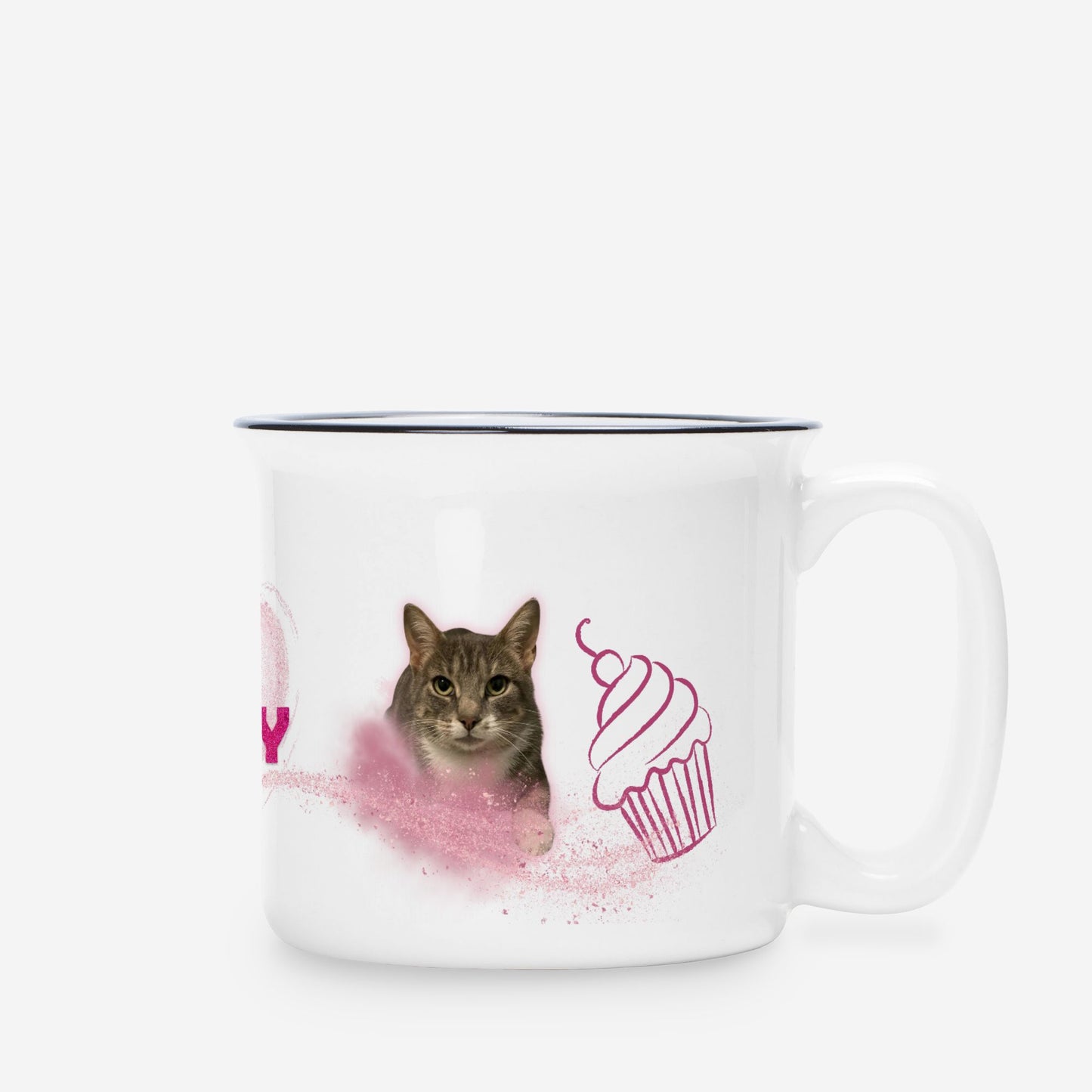 Cupcake Sweetheart Custom Camp Mug