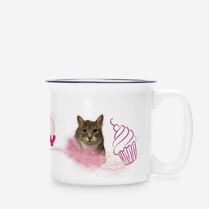 Cupcake Sweetheart Custom Camp Mug