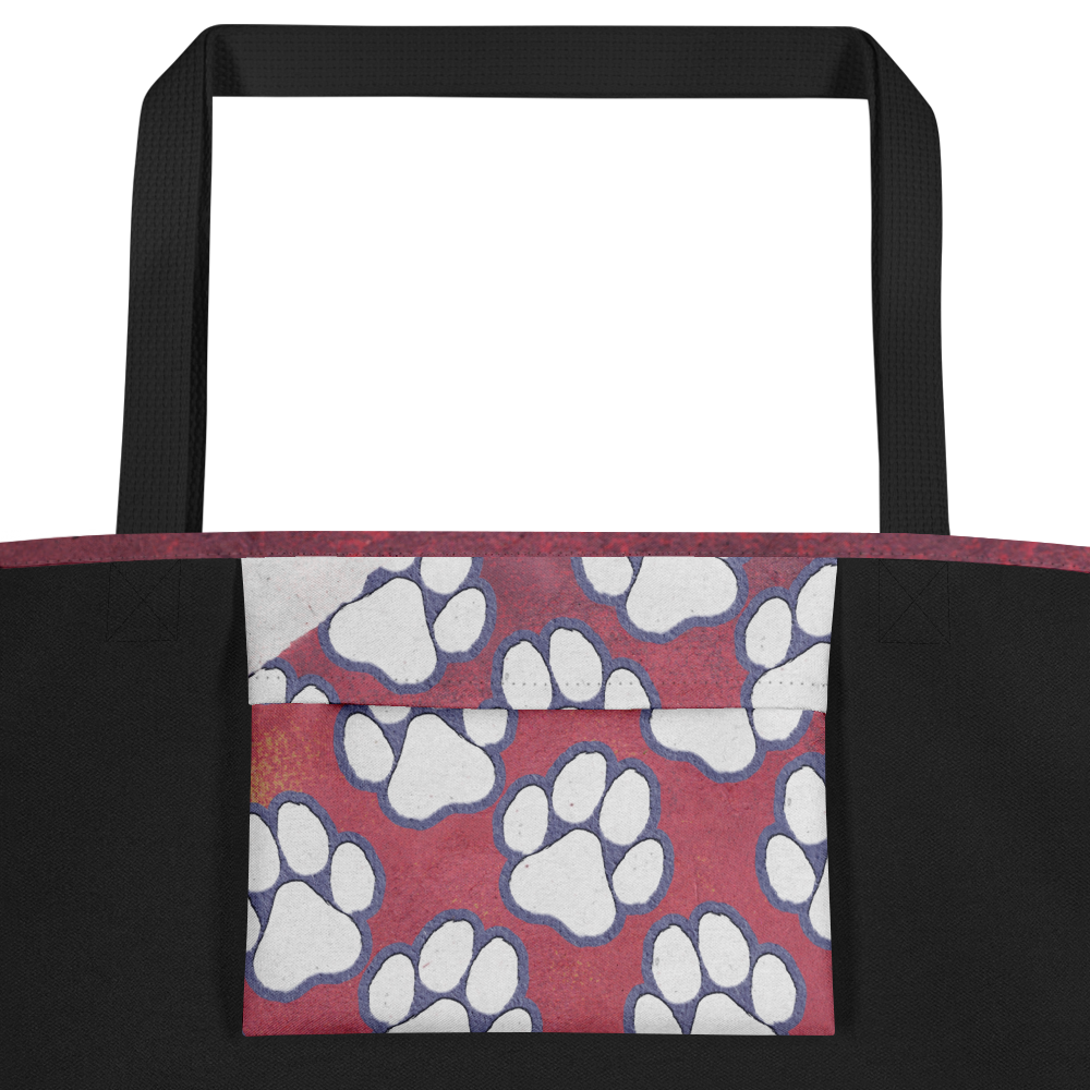 Lean in for love – Custom Pet Tote with pocket