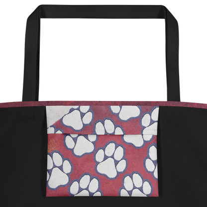 Lean in for love – Custom Pet Tote with pocket