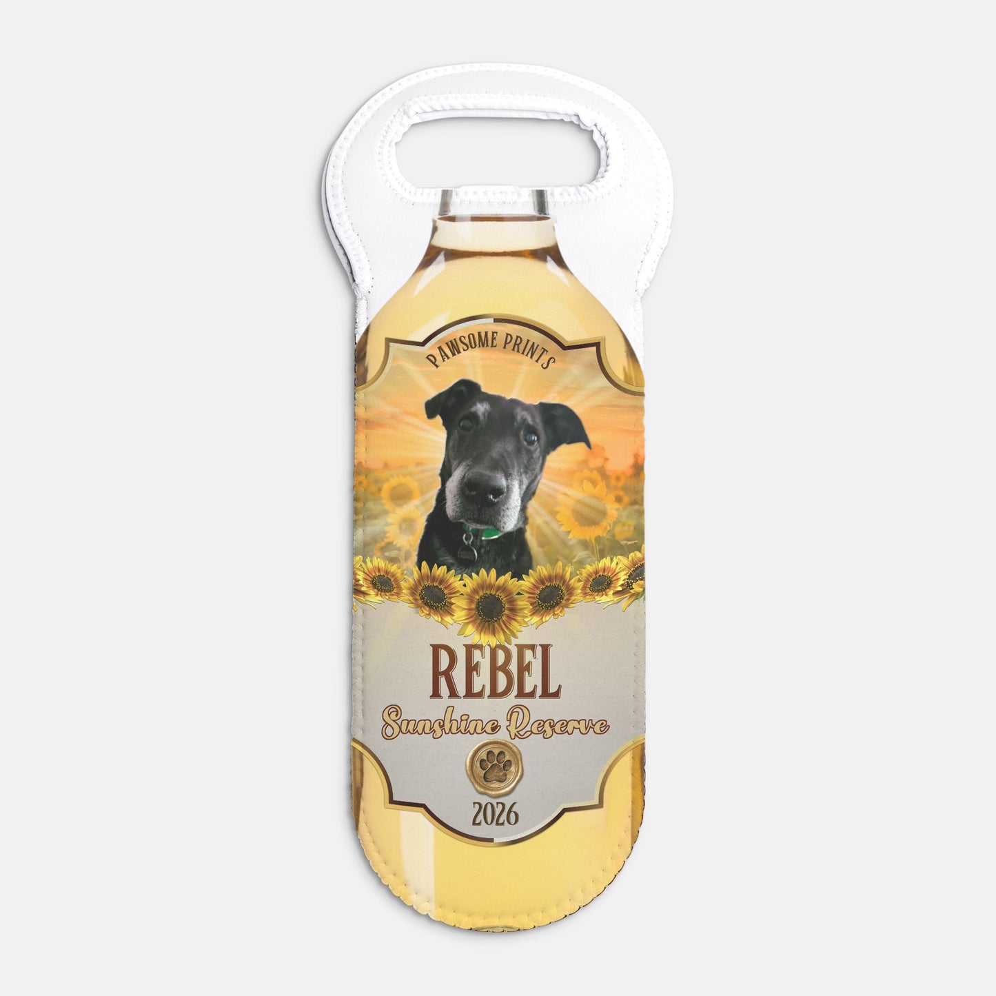 Sunshine Reserve Custom Neoprene Bottle Tote Bag