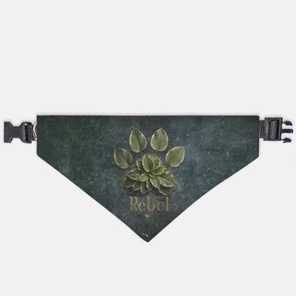 Hosta Glaze Custom Paw Print Bandana Collar