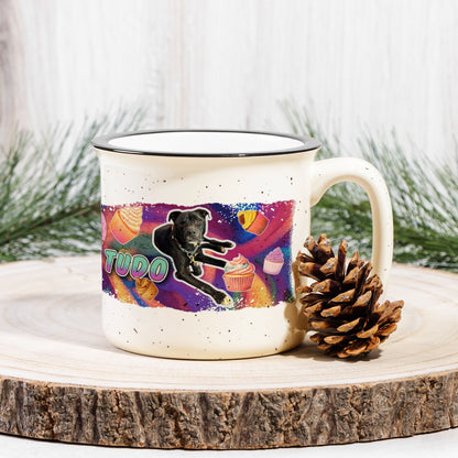 Cupcake Vibes Custom Camp Mug