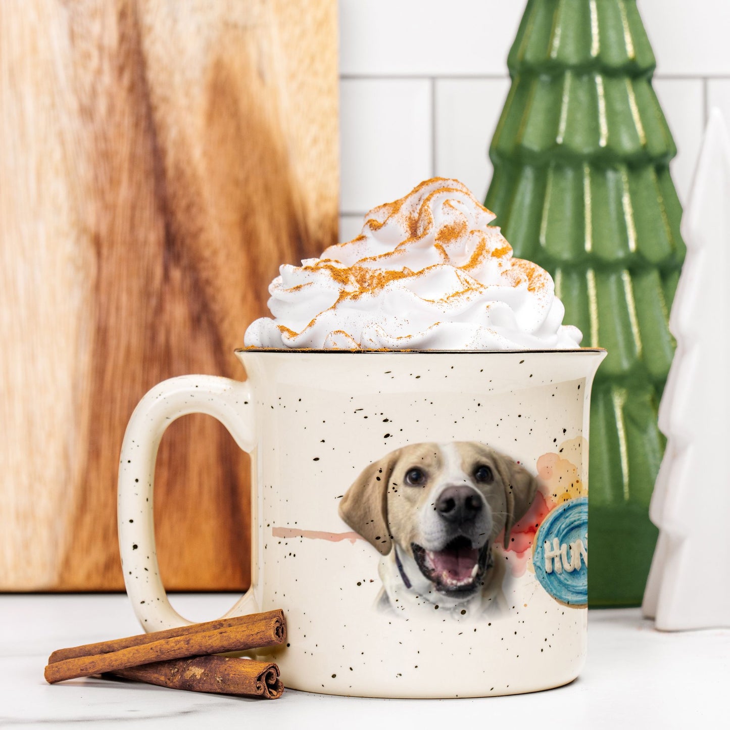 Watercolor Treat Custom Camp Mug