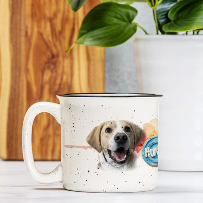 Watercolor Treat Custom Camp Mug