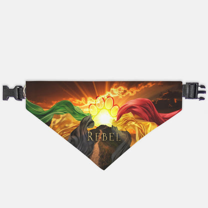 Juneteenth Rising Path Custom Paw Print Bandana Collar