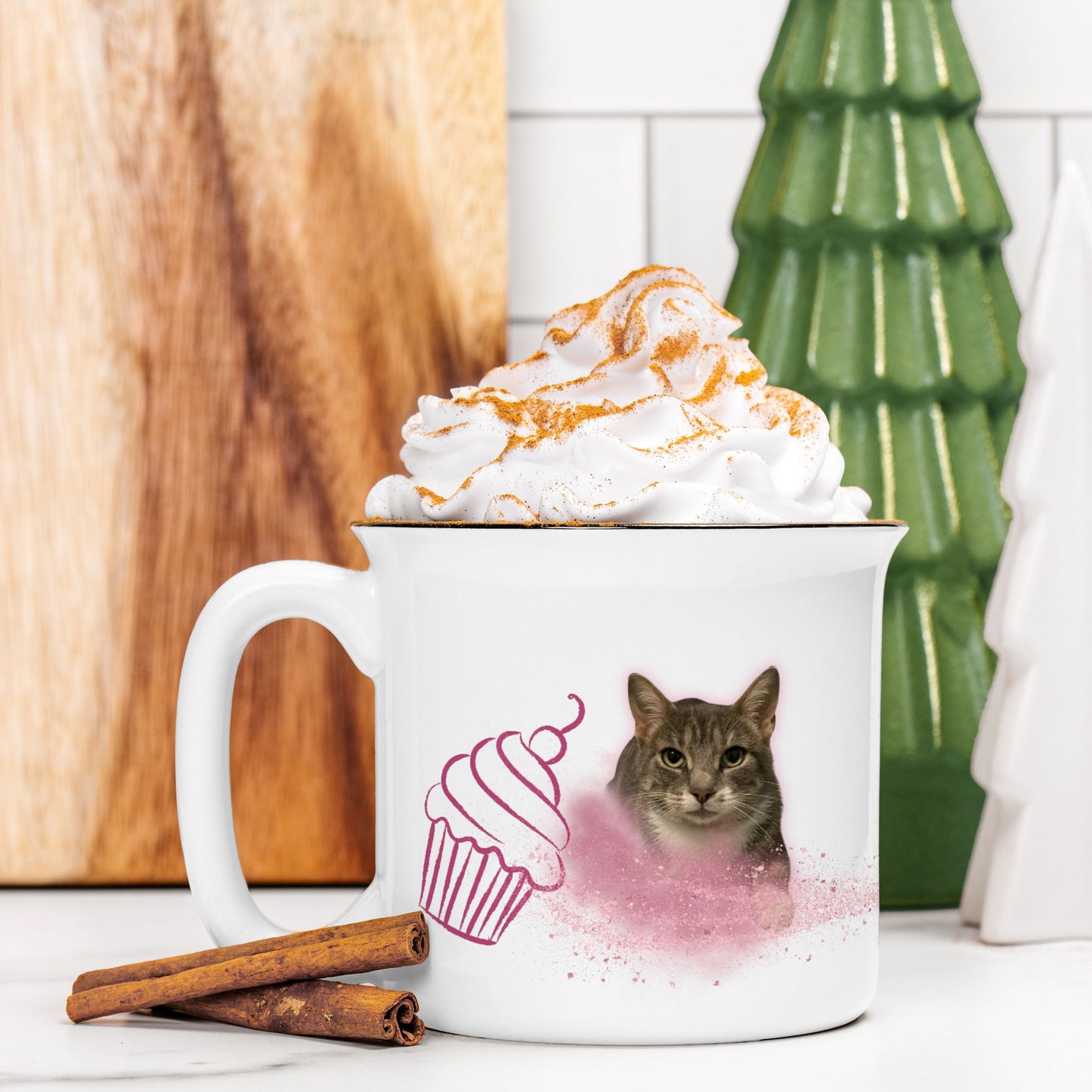 Cupcake Sweetheart Custom Camp Mug