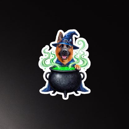 Shadow Witch 6-inch die-cut magnet sample mockup