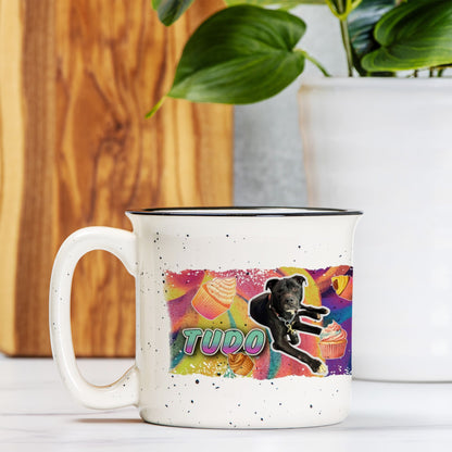 Cupcake Vibes Custom Camp Mug