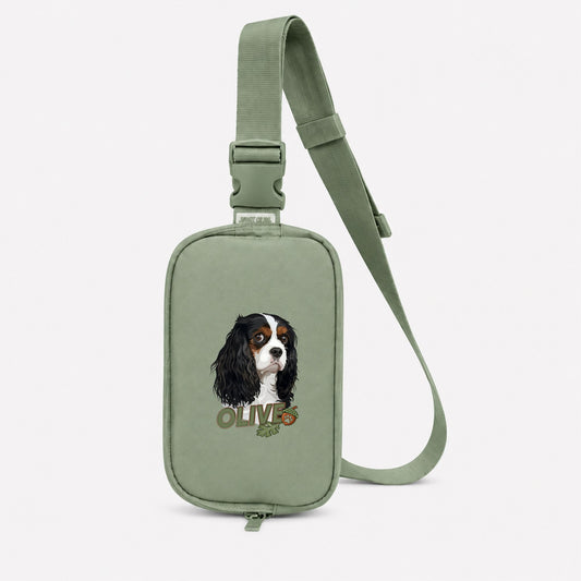 Oak & Acorn Paw Accent Custom Comfort Colors Explorer Sling Bag