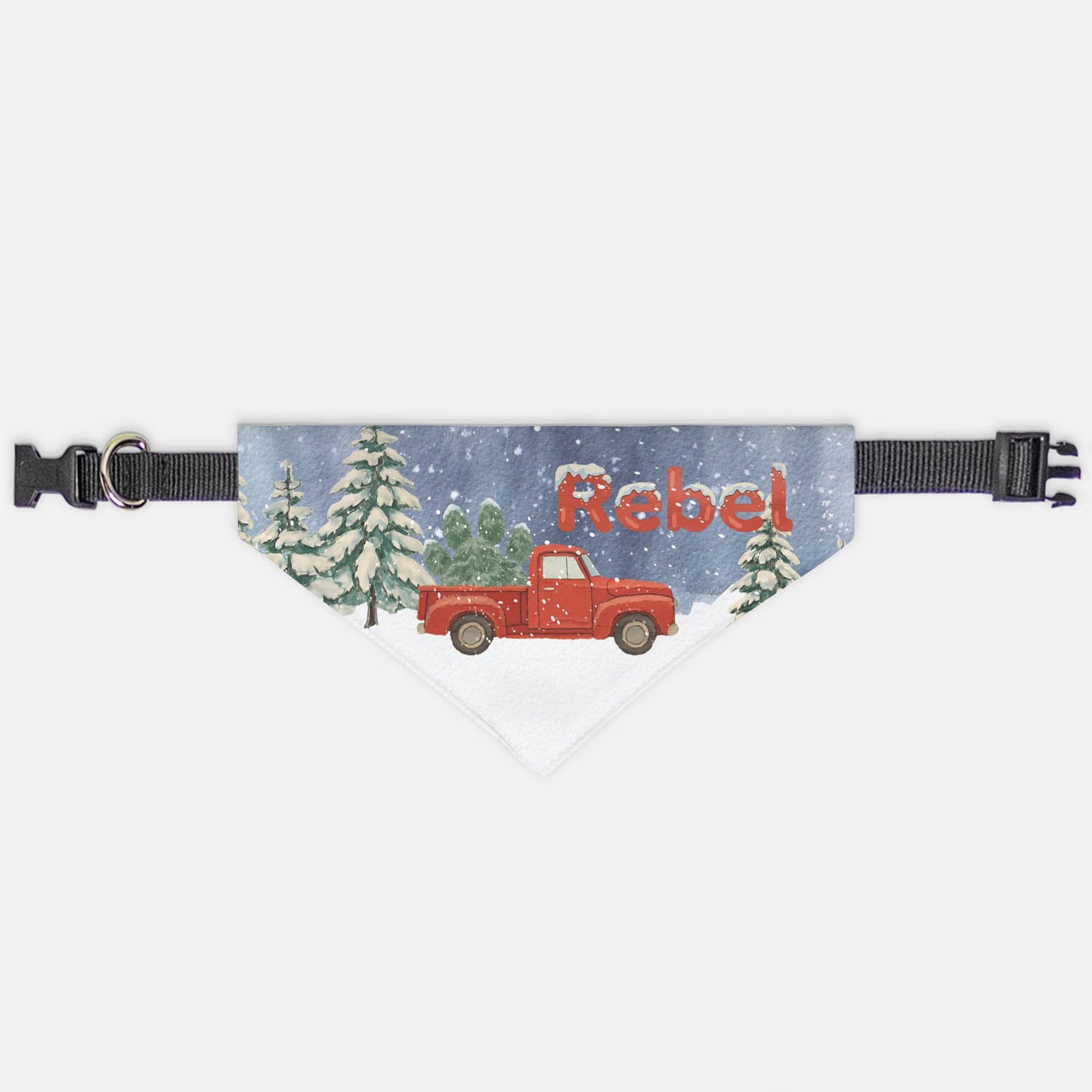 Winter Pickup Custom Bandana Collar
