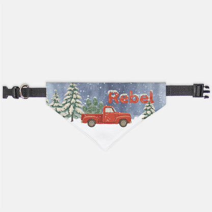 Winter Pickup Custom Bandana Collar