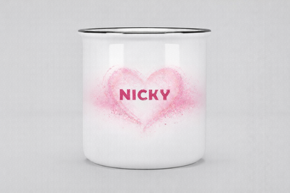 Cupcake Sweetheart Custom Camp Mug