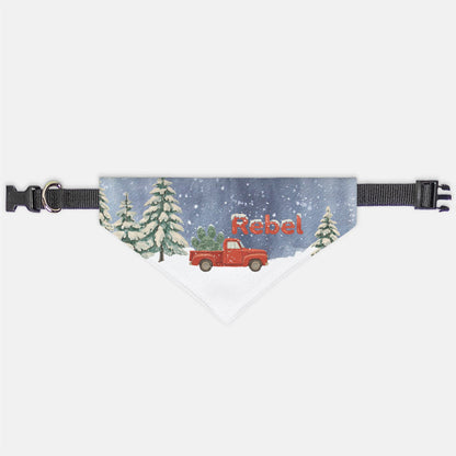 Winter Pickup Custom Bandana Collar
