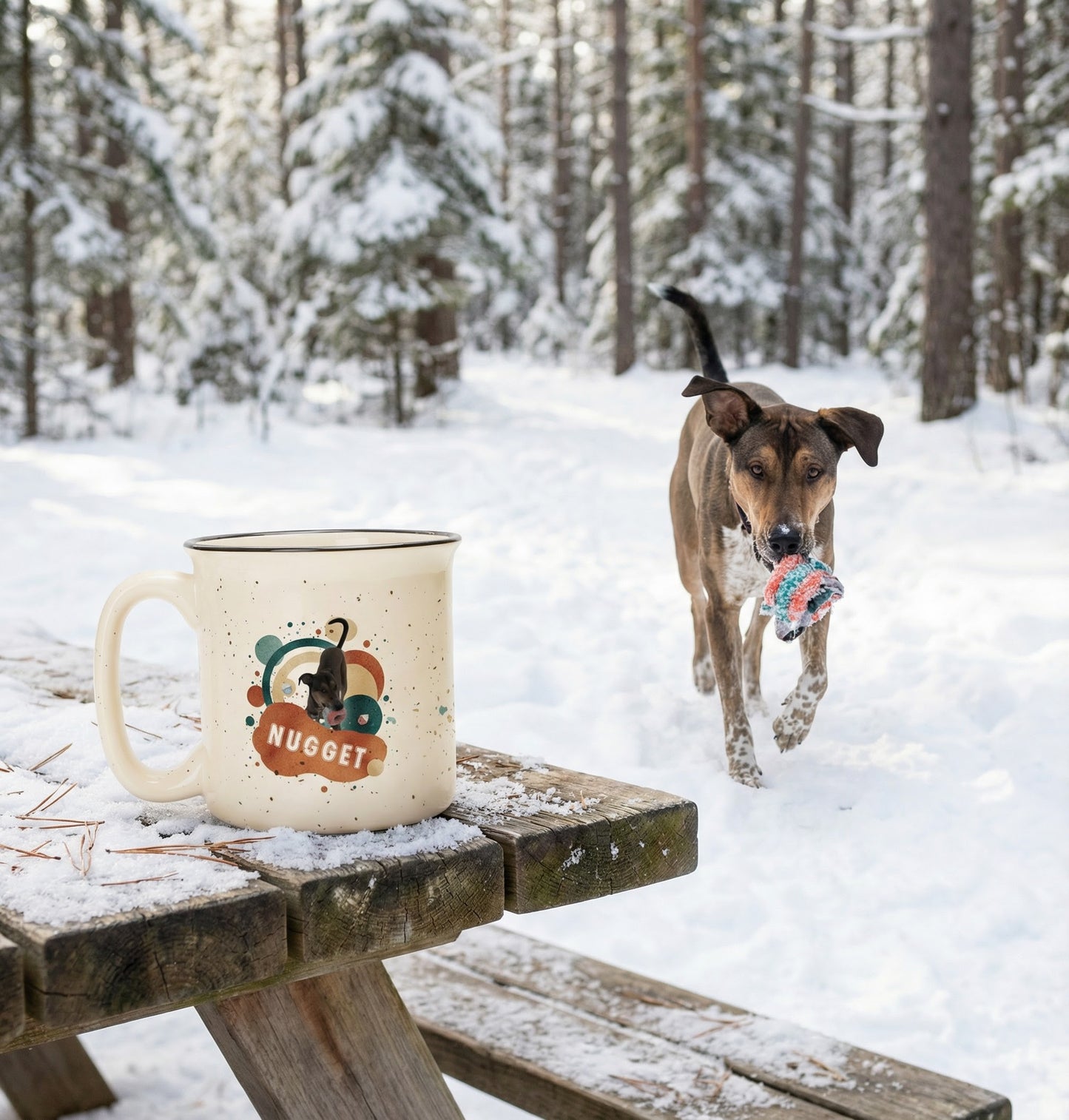 Playful Pop Custom Camp Mug