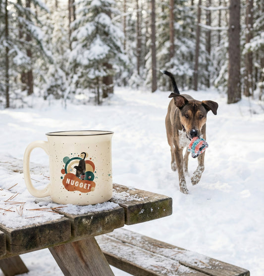 Playful Pop Custom Camp Mug