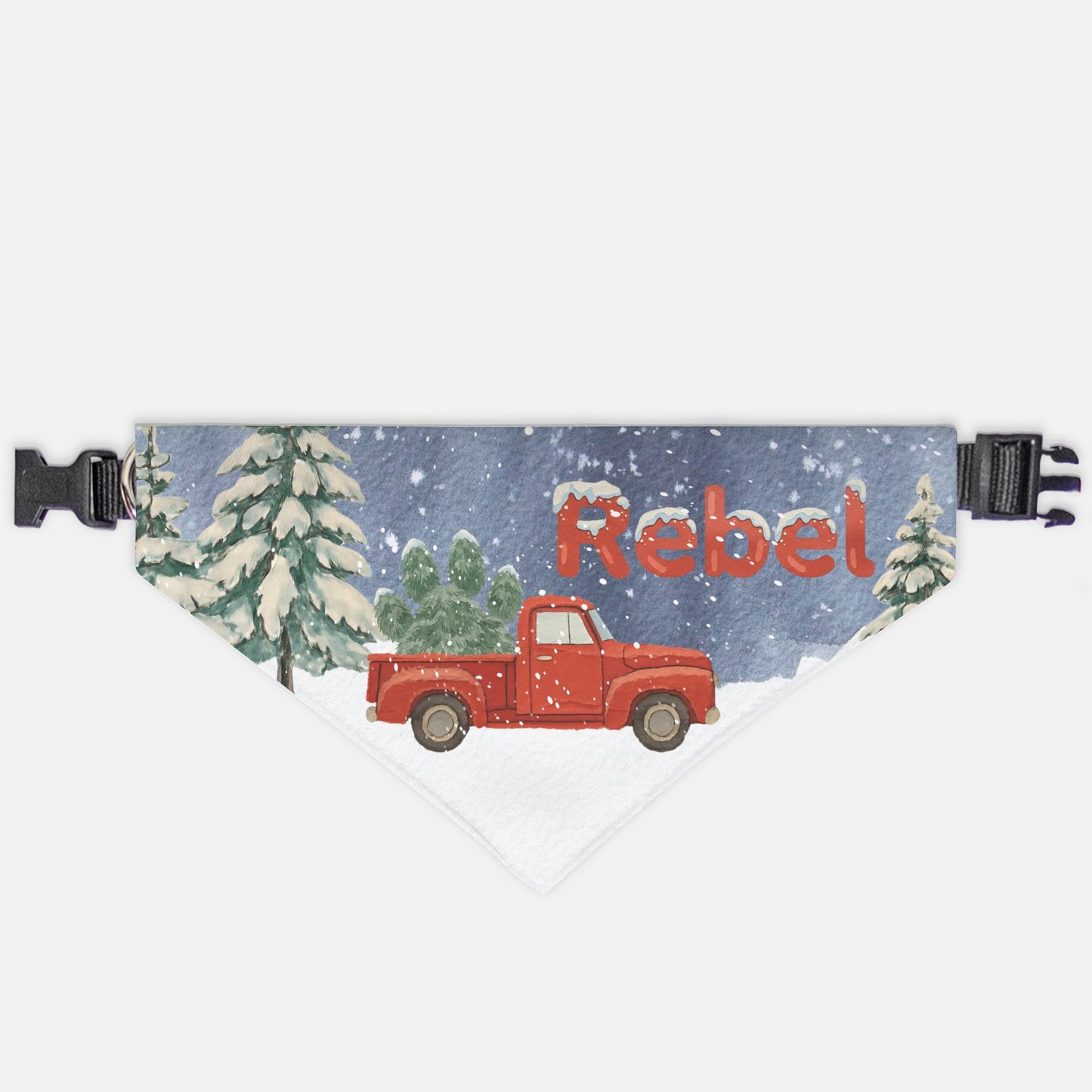 Winter Pickup Custom Bandana Collar