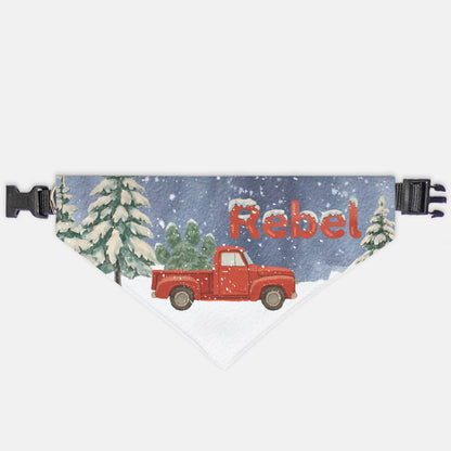 Winter Pickup Custom Bandana Collar