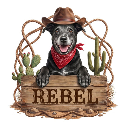 Cowboy sample with Rebel, illustration by Shadow’s Jazzy Sketches